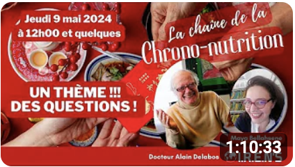 Chrono-nutrition : Un thème, des questions !