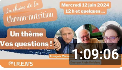 Chrono-nutrition : Un thème des questions