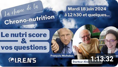 Chrono-nutrition : Le nutri score